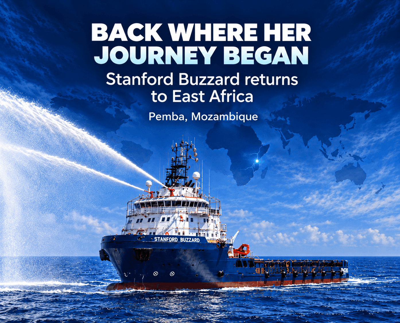 Back where her journey began: Stanford Buzzard returns to East Africa