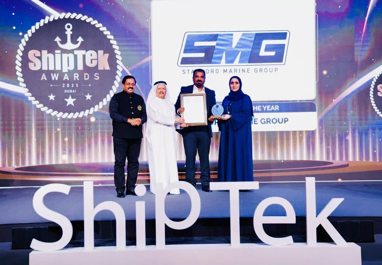 Stanford Marine Group Named Ship Operator of the Year at ShipTek Awards 2025